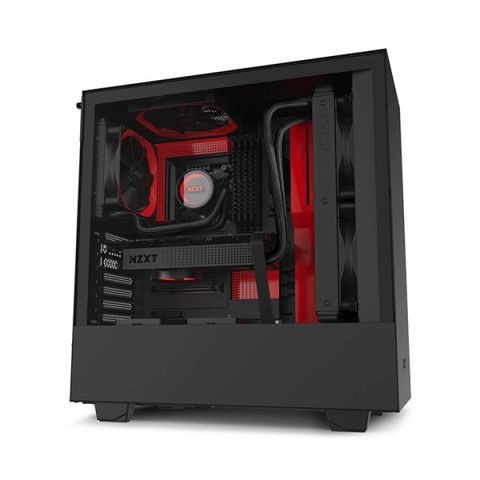 Vỏ Case Nzxt H510 Matte Black Red