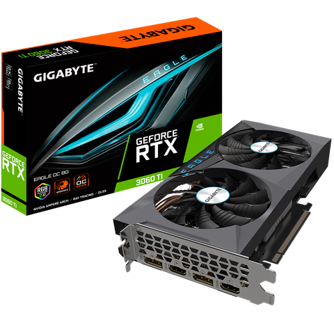 VGA GIGABYTE RTX 3060 TI EAGLE OC 8G