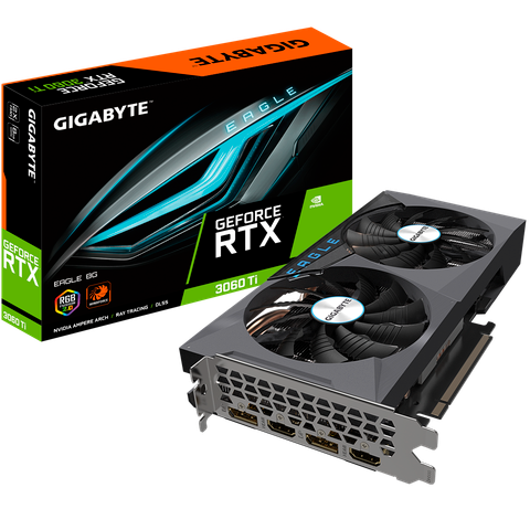 VGA GIGABYTE RTX 3060 TI EAGLE 8G