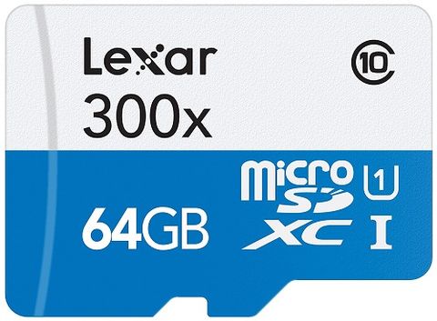Lexar® High-Performance 300X Microsdhc™/Microsdxc™ Uhs-I Cards 64Gb