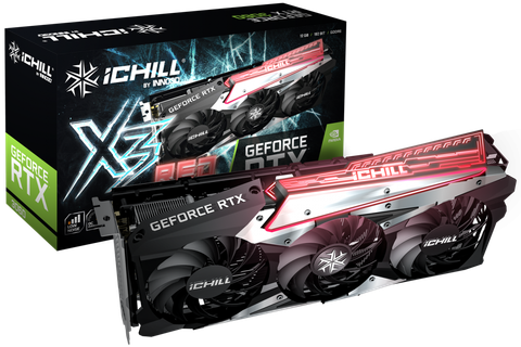 Card Màn Hình Inno3d Geforce Rtx 3060 Ichill X3 Red 12gb