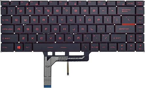 Bàn phím dùng cho laptop MSI GS65 GF63 đen đỏ LED