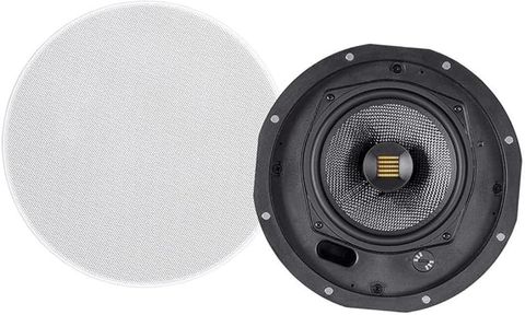 Loa âm tường 3 đường tiếng Monoprice 6.5” – ribbon tweeter, Amber