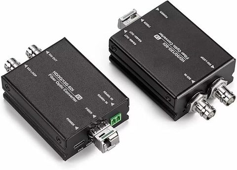 Bộ chuyển 12G-SDI qua quang 20km có RS485 Wekuant BIDI-FC1-12G