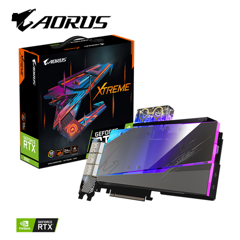 VGA GIGABYTE AORUS RTX 3090 XTREME WATERFORCE WB 24G