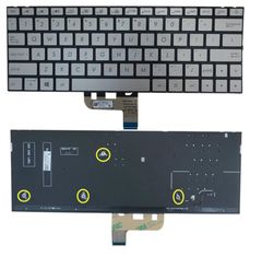  Bàn phím dùng cho laptop Asus UX334 bạc LED 