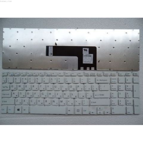 Bàn phím Sony Fit15 Svf15 Svf15E  (Màu Trắng + Nguyên Bệ) Tốt