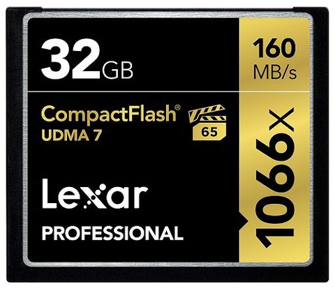 Lexar® Professional 1066X Compactflash® Card 32Gb