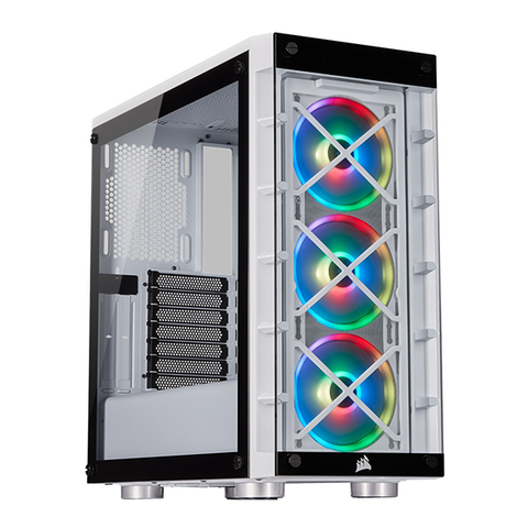 Vỏ Máy Tính Corsair 465x Tg 3fan Rgb Trắng