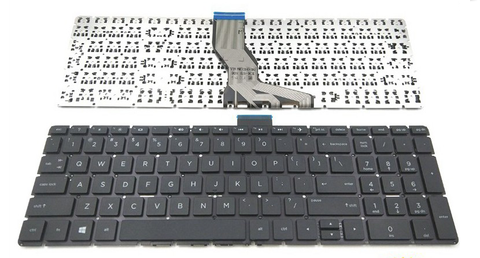 Bàn phím dùng cho laptop HP 15BS đen LED