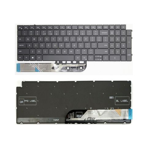 Bàn phím dùng cho laptop Dell Inspiron 3511 5510 xám LED