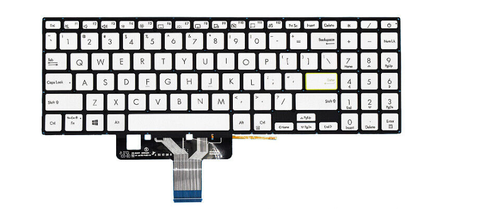 Bàn phím dùng cho laptop Asus X521 bạc