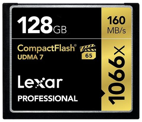 Lexar® Professional 1066X Compactflash® Card 128Gb