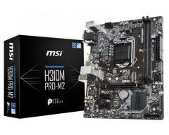  Mainboard Msi H310m Pro-m2 Socket Lga1151v2 _1118kt 