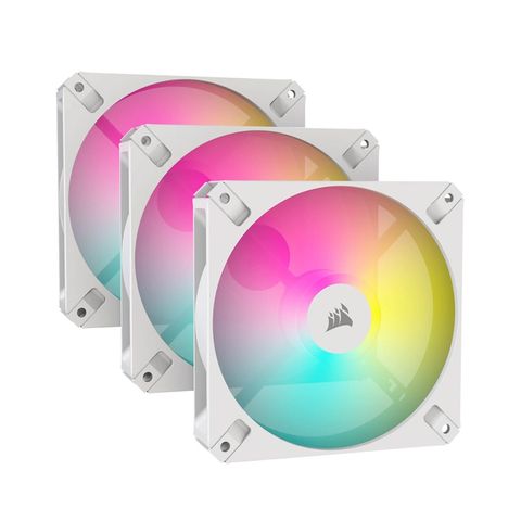 Thay quạt máy tính Corsair AR120 White, 120mm iCUE RGB Fan, ARGB