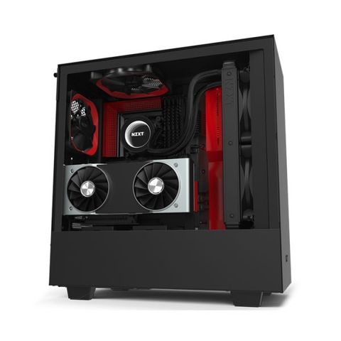 Vỏ Case Nzxt H510i Matte Black Red