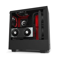  Vỏ Case Nzxt H510i Matte Black Red 