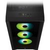 Corsair Icue 4000x Rgb Tempered Glass Mid-tower Atx Case — Black