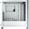 Corsair Icue 4000x Rgb Tempered Glass Mid-tower Atx Case — White