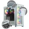 Corsair Icue 4000x Rgb Tempered Glass Mid-tower Atx Case — White