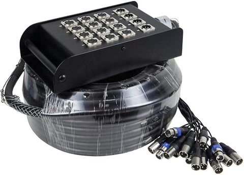 Hộp chia tín hiệu Monoprice Stage Box – 16 kênh, dài 15m, XLR & TRS, vỏ kim loại