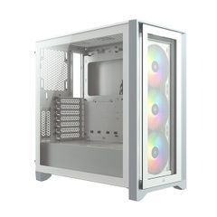  Vỏ Case Corsair Icue 4000x Rgb Tg White 