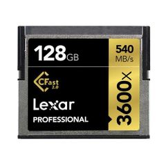  Lexar® Professional 3600X Cfast™ 2.0 Card 128Gb 