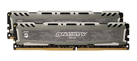 Crucial Ballistix Sport Lt Gray 32Gb Kit (2 X 16Gb) Ddr4-2666 Udimm