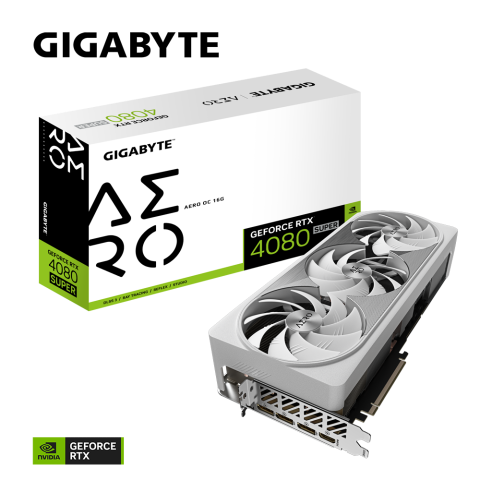 Card màn hình GIGABYTE GeForce RTX 4080 SUPER AERO OC 16G (GV-N408SAERO OC-16GD)