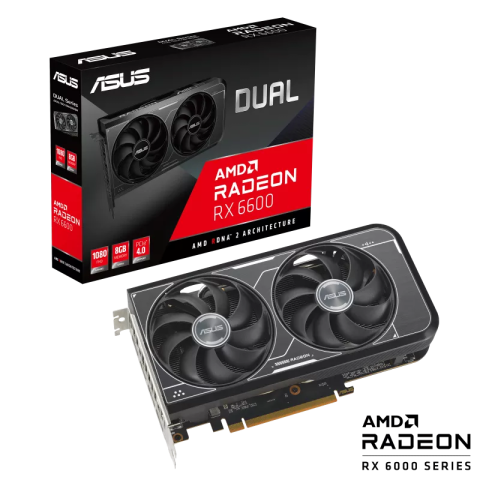 Card màn hình ASUS Dual Radeon RX 6600 V3 8GB GDDR6