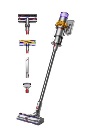 Dyson V15 Detect vacuum (Yellow/Iron)