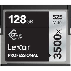  Lexar® Professional 3500X Cfast™ 2.0 Card 128Gb 