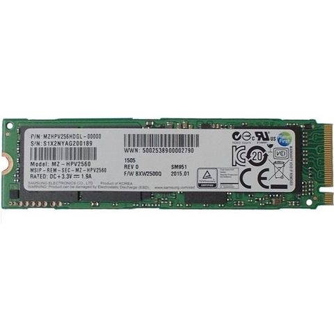 Ssd Samsung Sm961 256Gb