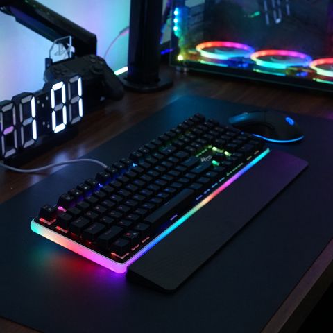 Bàn phím cơ ROYAL KLUDGE RK918 PRO ĐEN Optical switch