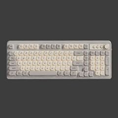  Bàn Phím Giả Cơ EWEADN V98 Multi Modes Cream Gray Rgb 