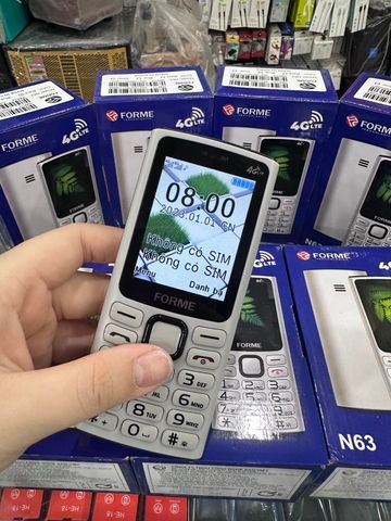 Điện thoại Form N63 4G - Sóng 4G chuẩn