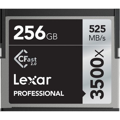 Lexar® Professional 3500X Cfast™ 2.0 Card 256Gb