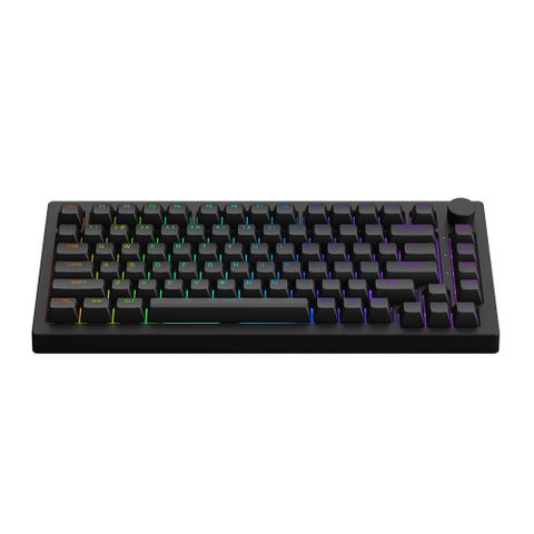 Bàn Phím Cơ AKKO 5075B Plus Black Multi Modes Akko Switch v3 Cream Yellow Pro Switch
