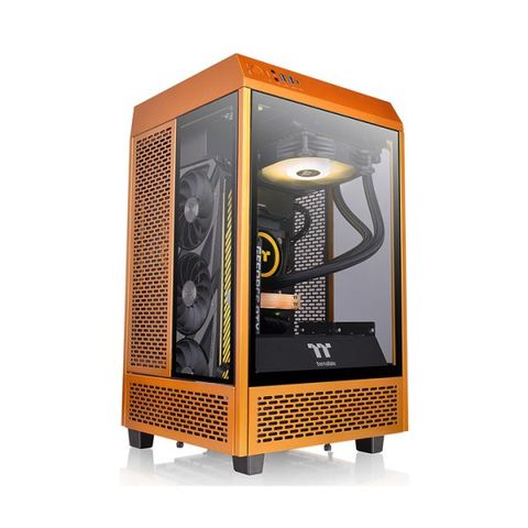 Vỏ Case Thermaltake Tower 100 Tg Metallic Gold – Ca-1r3-00sdwn-00