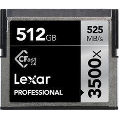  Lexar® Professional 3500X Cfast™ 2.0 Card 512Gb 