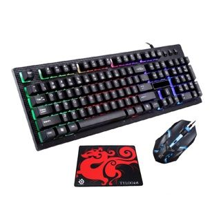 Keyboard + mouse G20 chuyên game (màu đen+có đèn)
