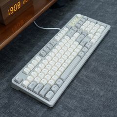  Bàn Phím Giả Cơ EWEADN G98 Cream Gray 