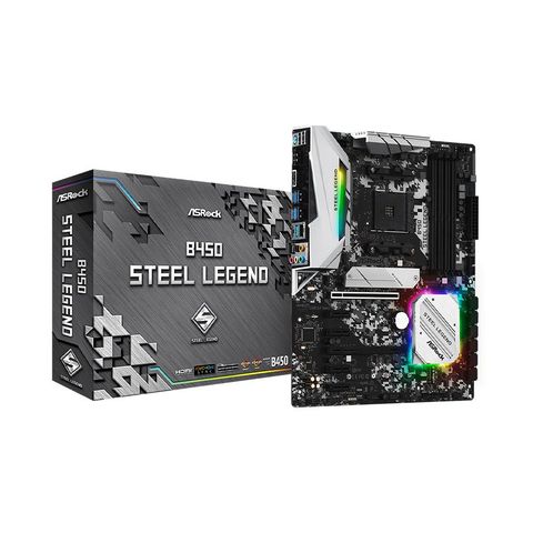 Mainboard Asrock B450 Steel Legend (amd B450, Socket Am4, Atx, 4 Khe