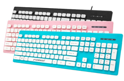 Keyboard Forev Fv - Mk3 (màu hồng - trắng)