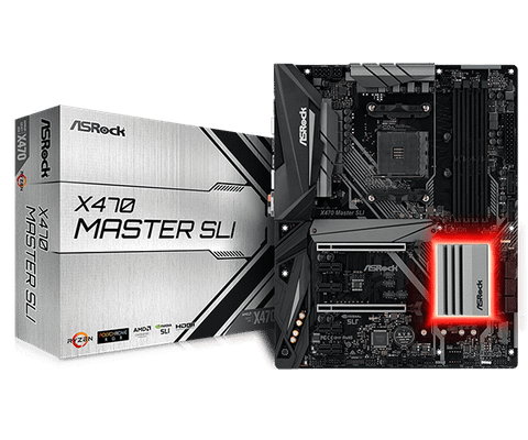 Mainboard Asrock X470 Master Sli Amd Ryzen Socket Am4