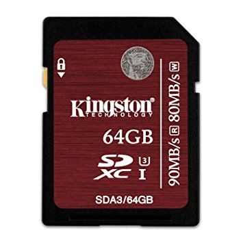 Cards Kingston Sdhc/Sdxc Uhs-I U3 64Gb  Sda3