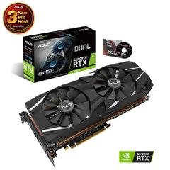  Card màn hình ASUS DUAL RTX2080 Ti O11G ép xung sẵn O11G GDDR6 HDMI DP 1.4 USB Type-C 
