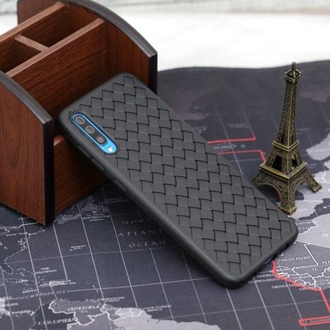 Ốp lưng Galaxy A50 /A50s Nhựa dẻo Woven OSMIA Đen