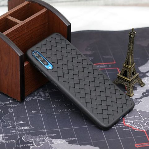 Ốp lưng Galaxy A50 /A50s Nhựa dẻo Woven OSMIA Đen