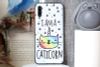 Ốp lưng Galaxy A50/ A50s Nhựa dẻo Solid Printing MEEKER TKS102 Caticorn Trắng